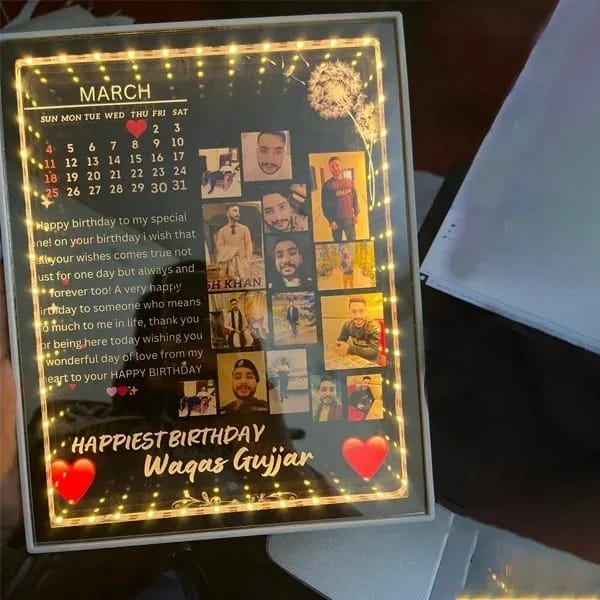 Birthday Gift LED Photo Frame